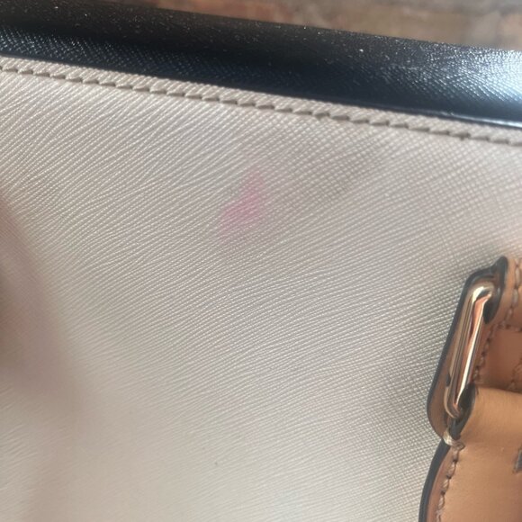 Henri Bendel West 57th Turnlock Satchel Colorblock - Picture 9 of 9